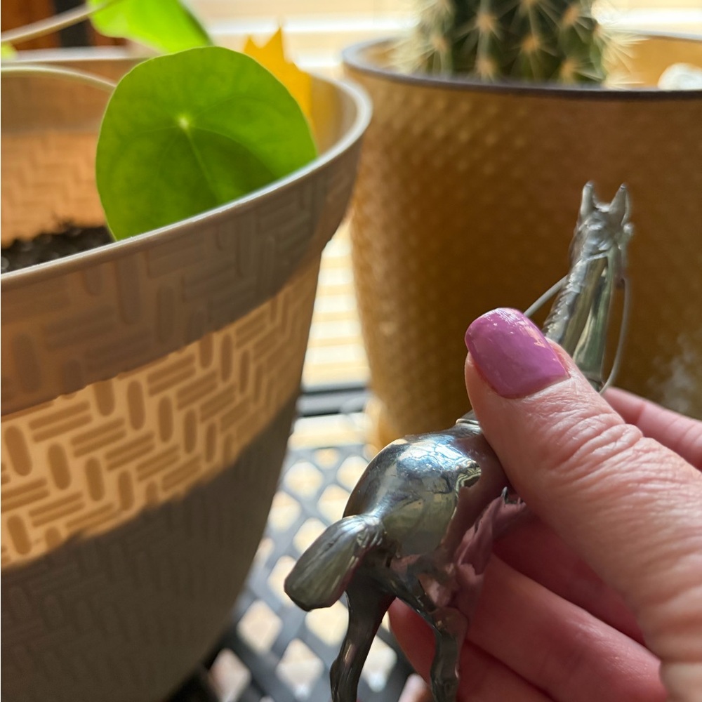 Vintage Japan Silver Metal Horse Figurine - Picture 6 of 9